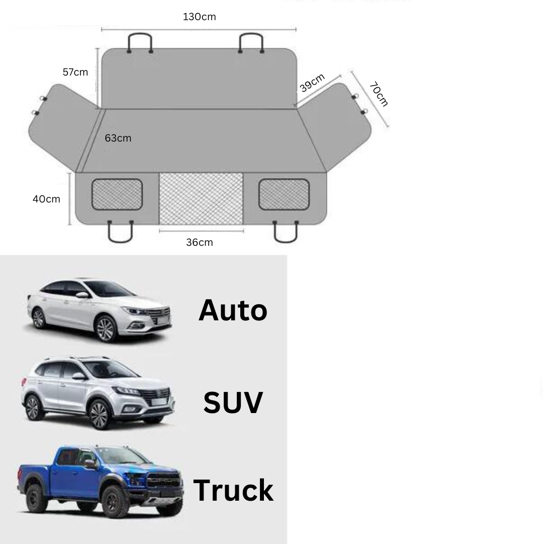 Nidauto™ - Siège auto pour chien à plancher dur extensible