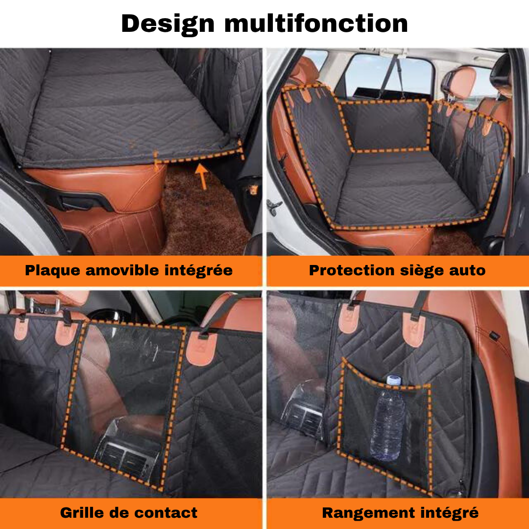 Nidauto™ - Siège auto pour chien à plancher dur extensible